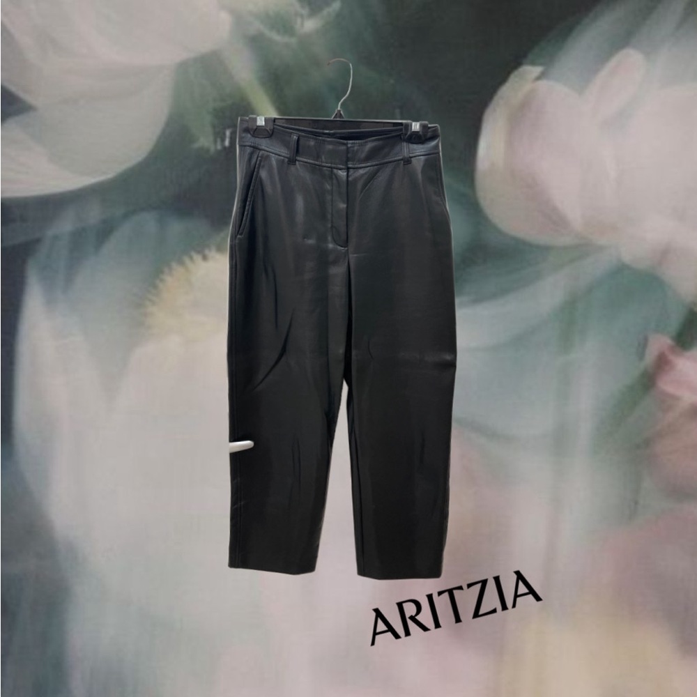 Aritzia - Babaton - Command Cropped Vegan Leather Pant (Regular)